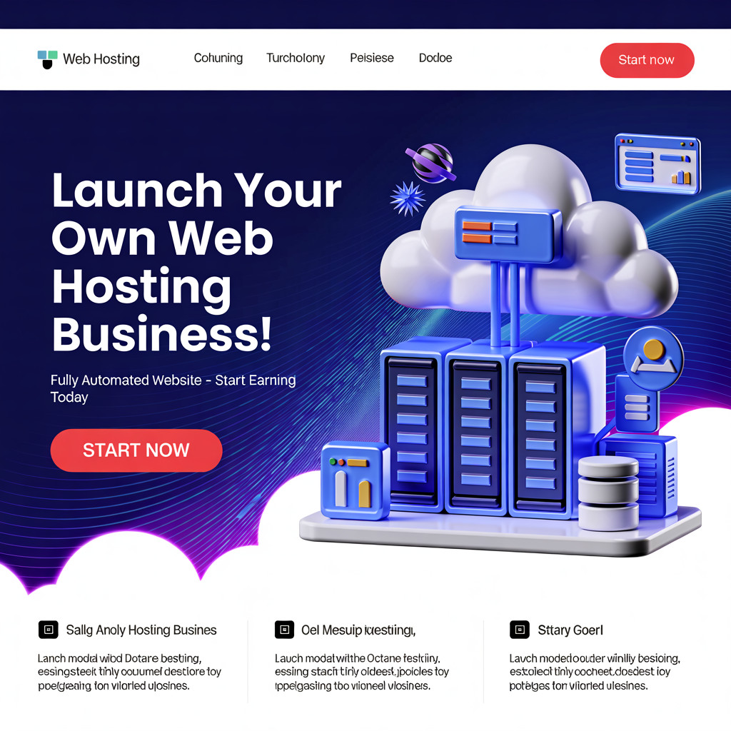 Web Hosting Business | Turnkey Website | Ready to Launch & Earn