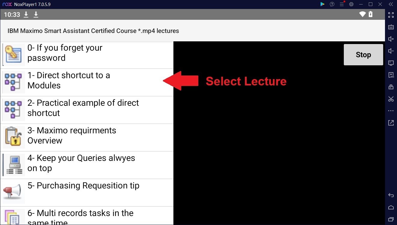 BCS – Certified IBM Maximo Working Smart online *.mp4 lectures videos Courses.