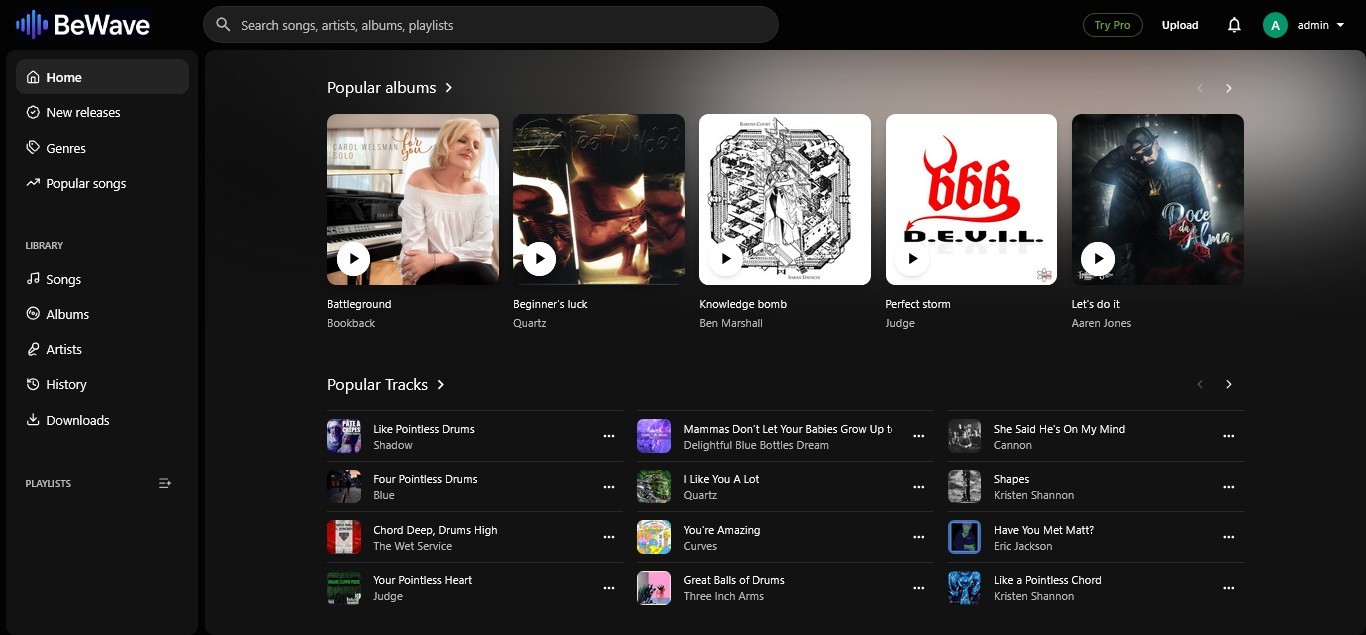 BeWave – Music Streaming & Sharing PHP Platform | Full Source Code | Super-Fast