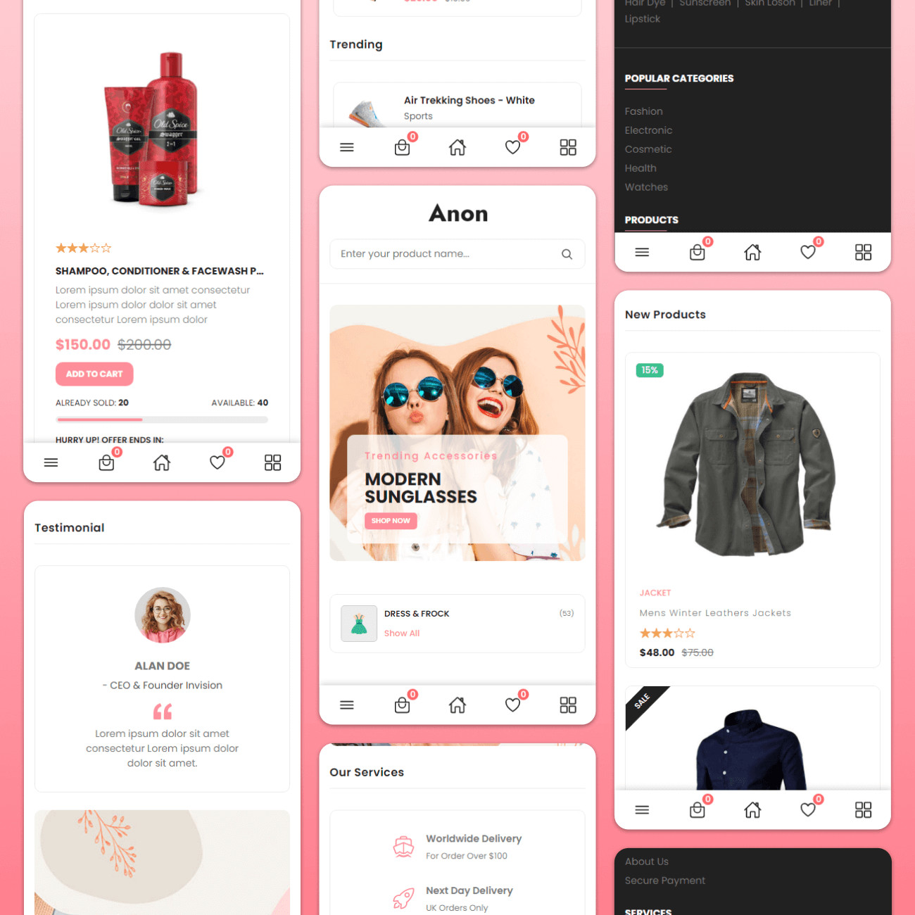 BESPOKE ECOMMERCE WEB DESIGN SERVICE