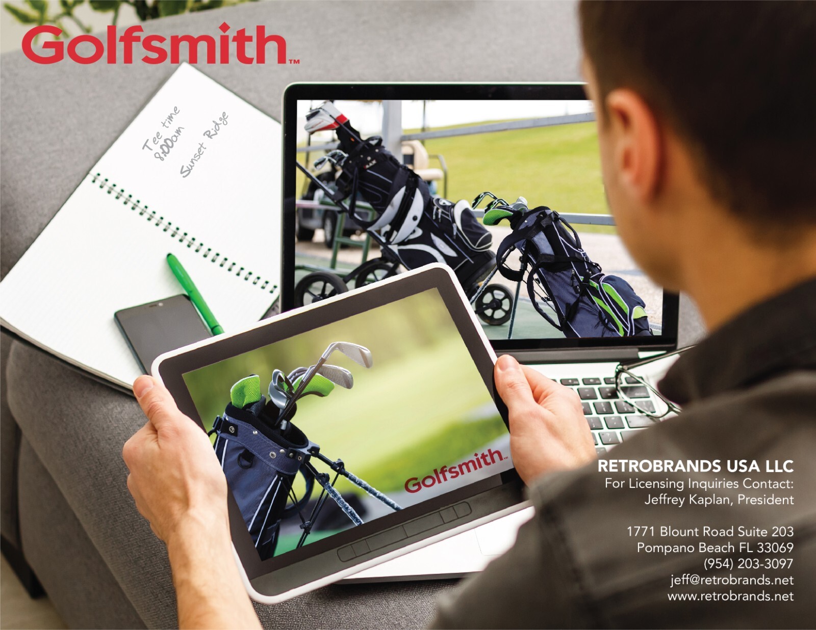 GOLFSMITH – E-COMMERCE STORE FOR GOLF PRODUCTS -TRADEMARK FOR SALE -RETRO IS HOT