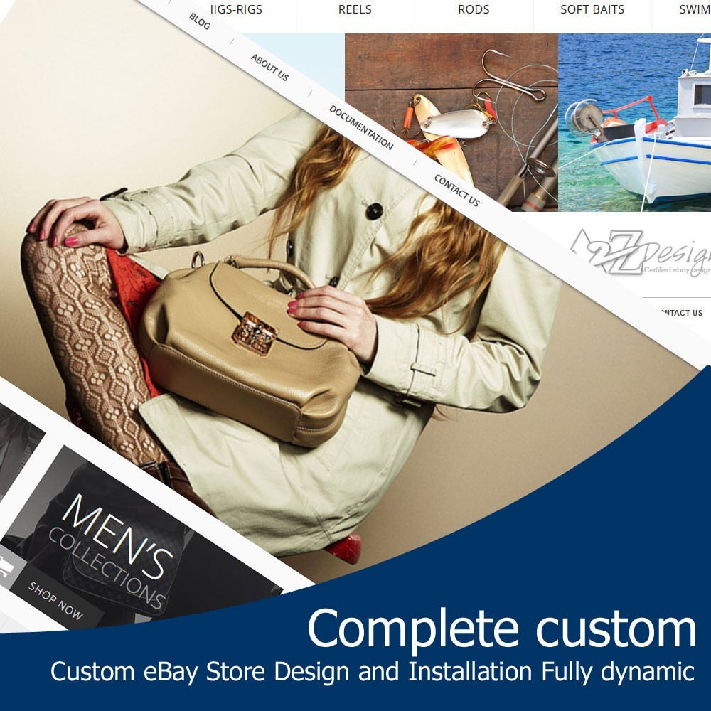eBay store design and ebay listing HTML template Fully custom design 2021