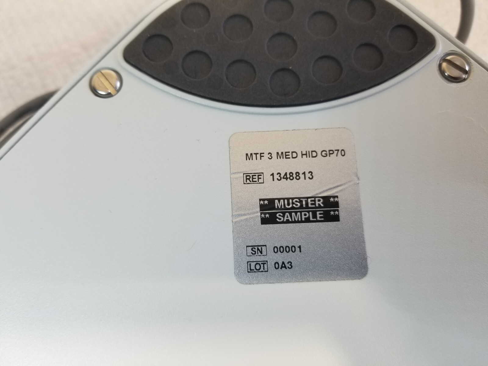 .steute Footswitch foot switch Medical MTF3-MED GP70