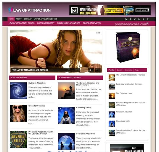 Profitable Website Bundle: Smoothie Diet, Attraction Secrets, Get Your Ex Back