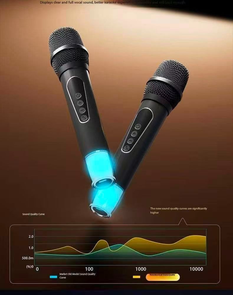 Outdoor Microphone and Speaker All-in-One Wireless Bass Bluetooth Speaker