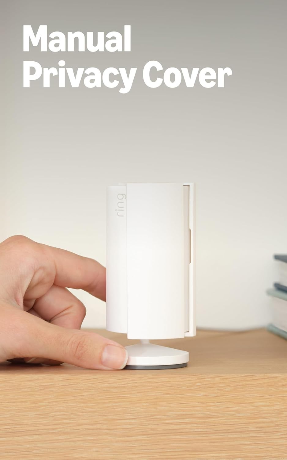 Ring Indoor Cam Security Camera 1080p HD WiFi Home Business White
