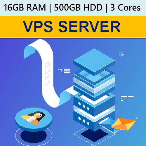 RDP SERVER / VPS SERVER 16GB RAM + 500GB HDD – 3 months