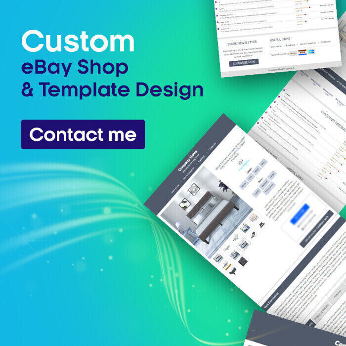 eBay Templates Mobile Responsive eBay Listing Auction Template 2019 Compatible