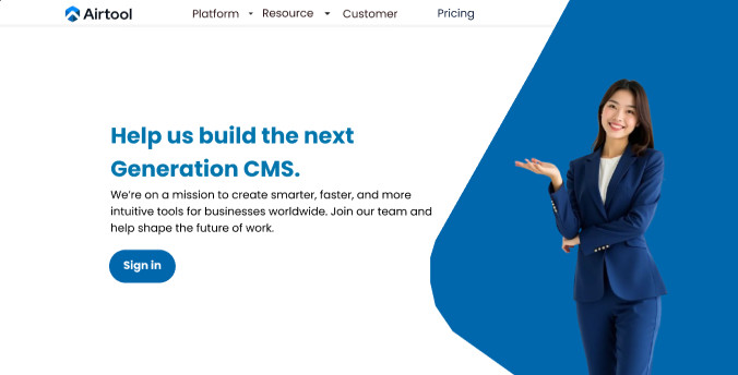 Corporate Careers Landing Page Template | Modern Business Website | SaaS Company