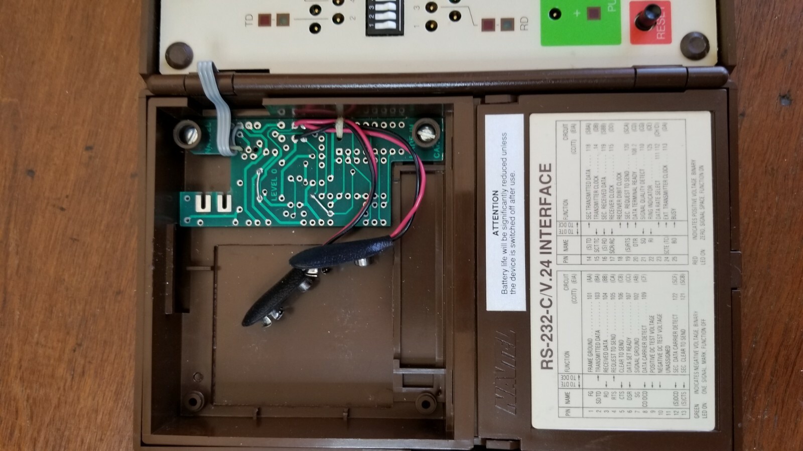 NAVTEL DC7 RS-232-C/V .24 Interface DTE DCE Made in Canada