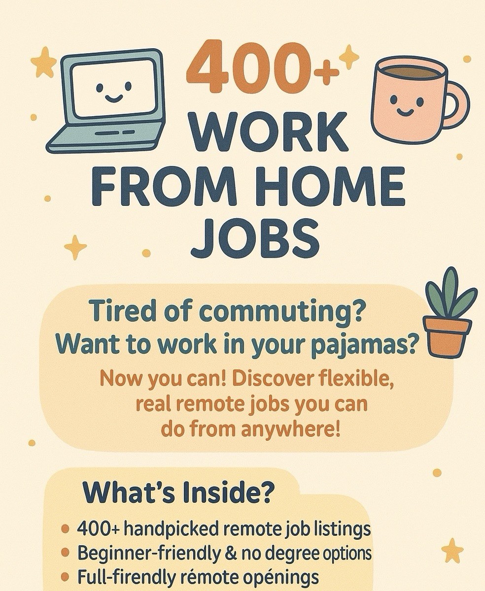 Work From Home Jobs Over 400 + List Companies Hiring Remotely Job opportunity