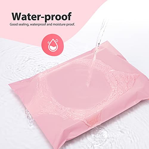50 Pack Poly Mailers 14.5×19 Shipping Bags Self Seal Waterproof Light Pink
