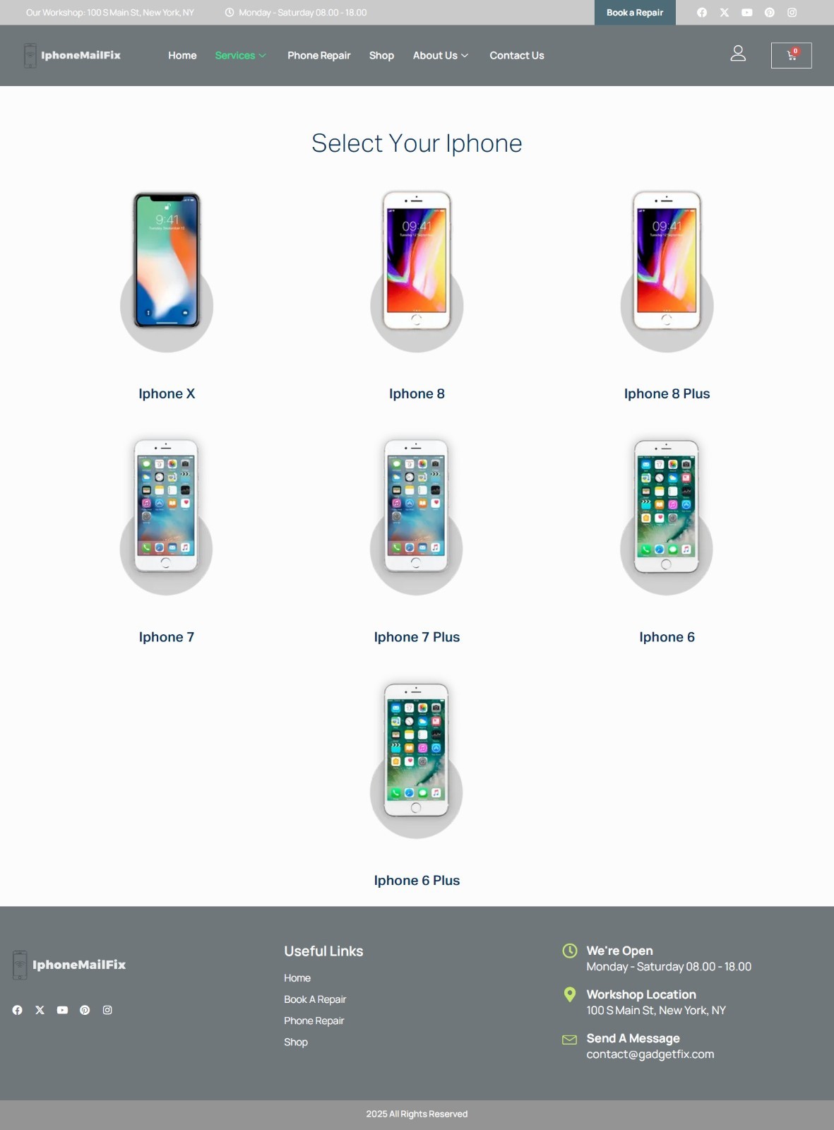 IphoneMailFix.com Domain Name & Website, Start a iPhone Mail Repair Business