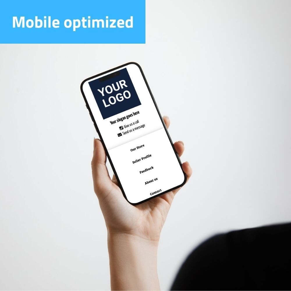 eBay Template – Responsive Simple – Mobile Optimized + Editor