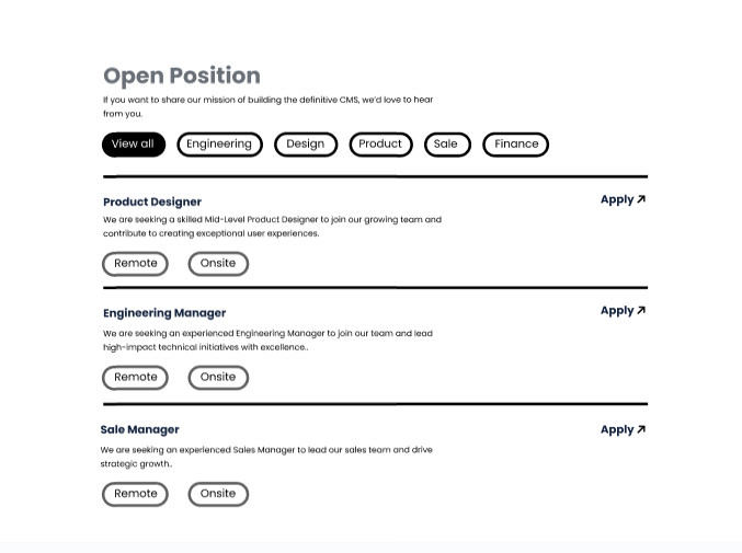 Corporate Careers Landing Page Template | Modern Business Website | SaaS Company