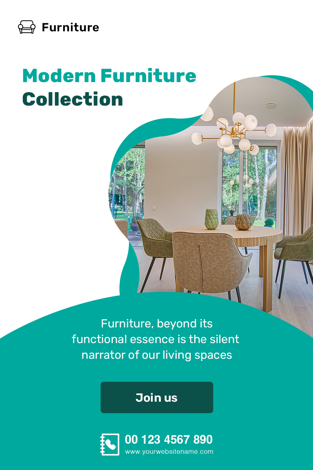 Modern Furniture Social Media Marketing Templates