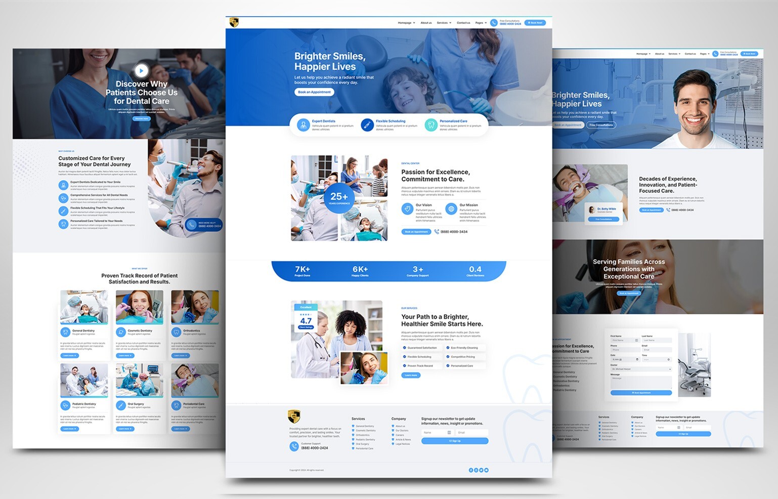 CUSTOM PROFESSIONAL WEBSITE FOR DOCTORS, CLINICS, MEDICAL SERVICES & HEALTHCARE