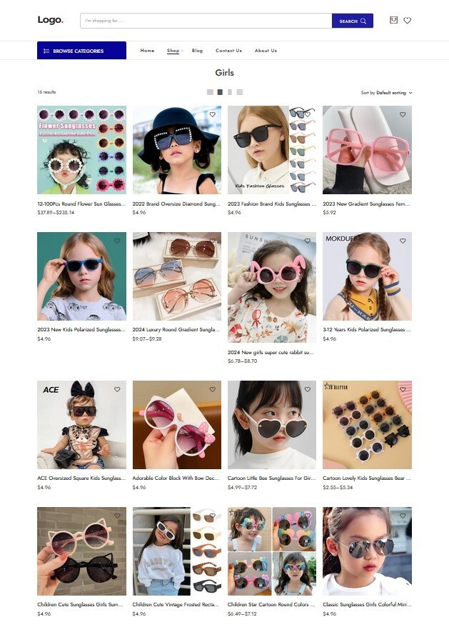 Dropshipping EcommerceAffiliate Business Website, Free Hosting + Sun Glasses