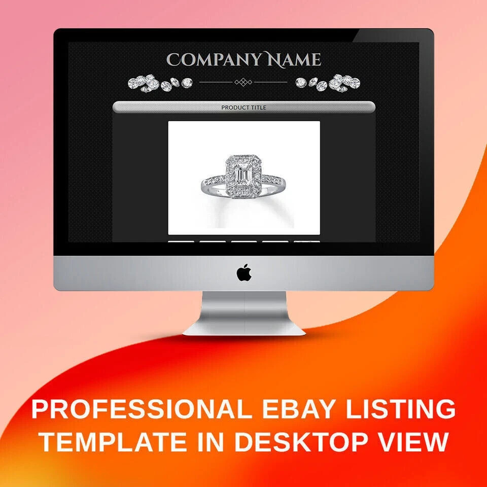 eBay Templates, Auction Mobile Responsive html Templates 2026 Ready for Jewelry