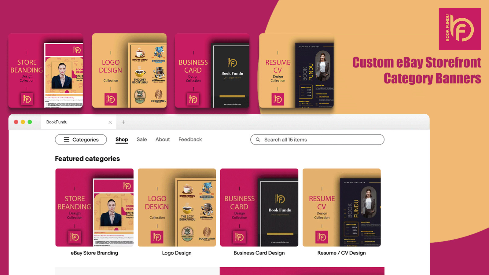 Bespoke eBay Template & Store Design for Luxury Fashion Brands – BookFundu