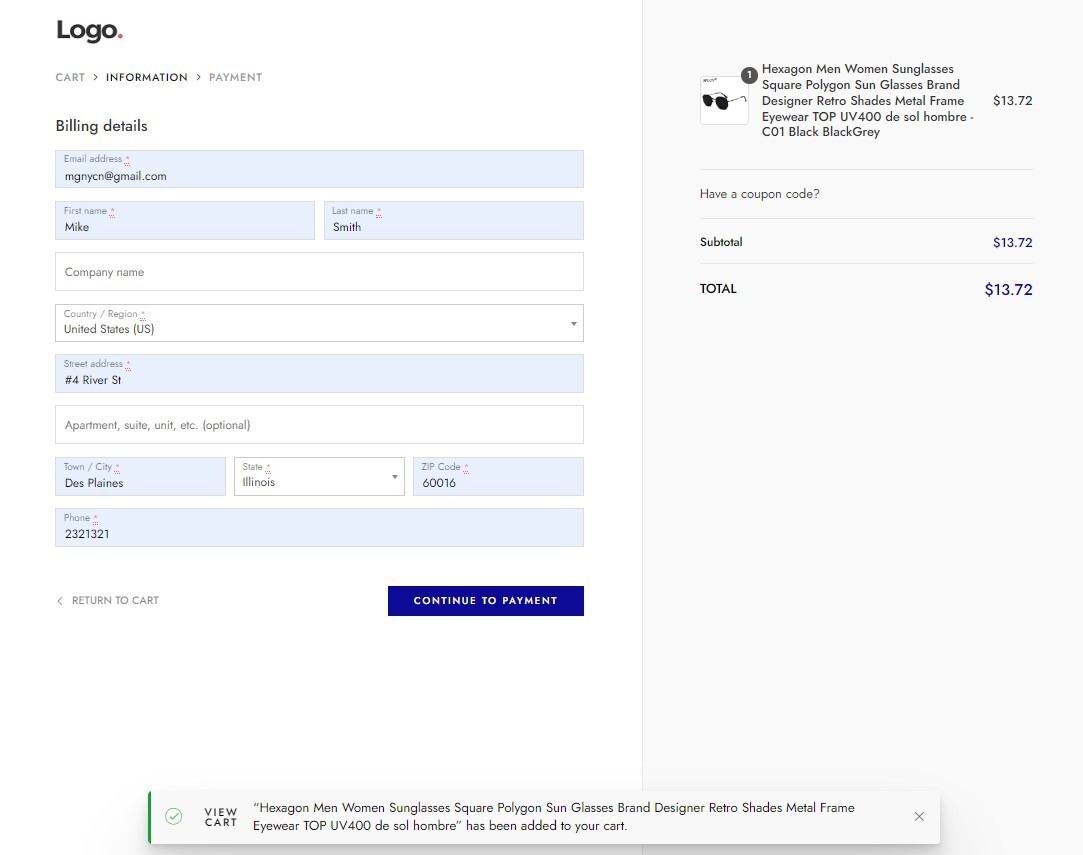 Dropshipping EcommerceAffiliate Business Website, Free Hosting + Sun Glasses
