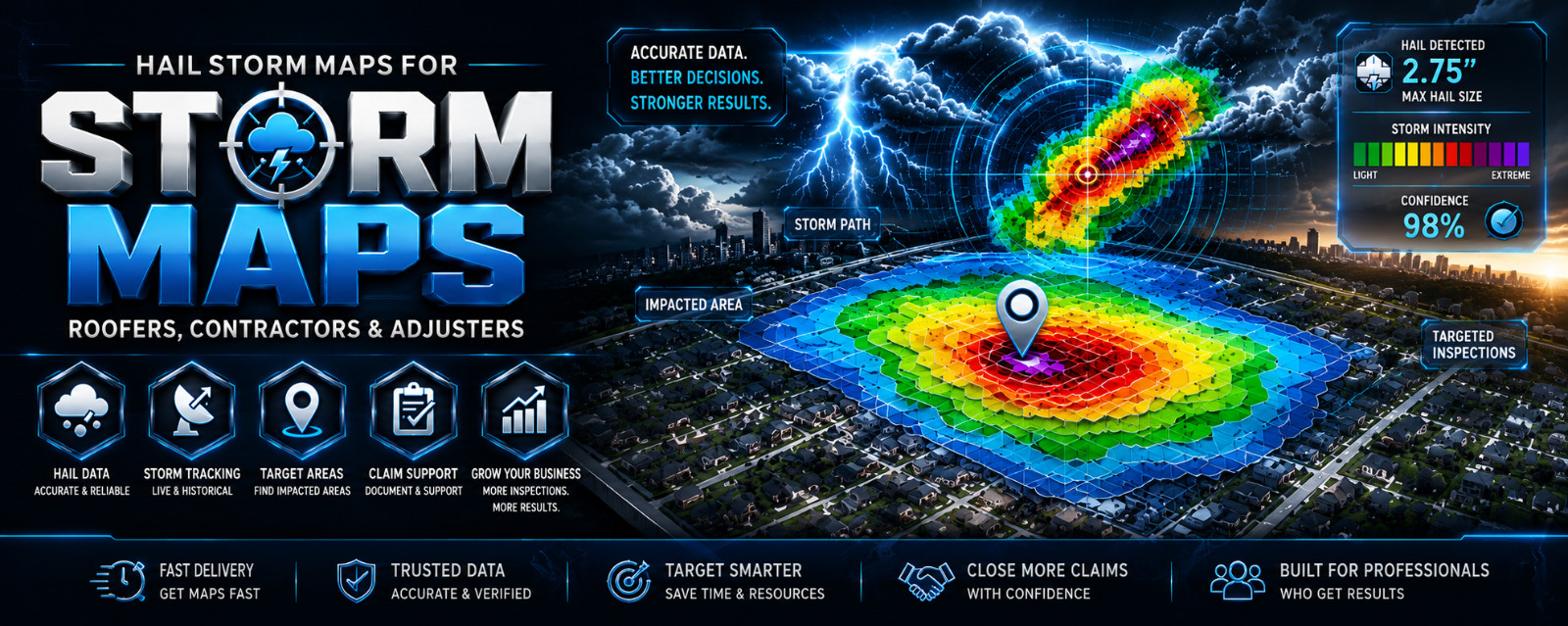 Online business for sale Hailstorm Roofing leads sell your own lead’s
