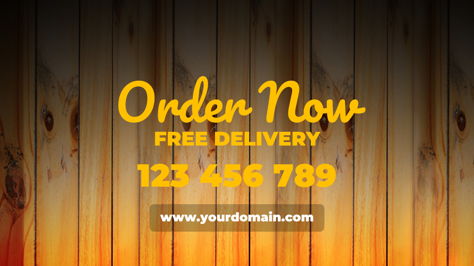 Horizontal Video Canva Template – Amazing Food