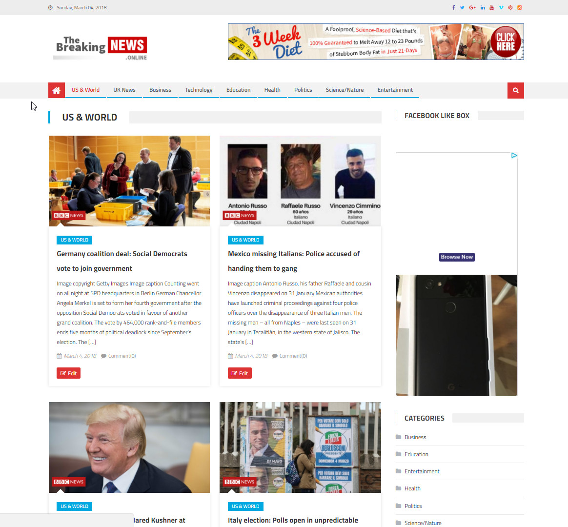 🥇 Turnkey Automated News Website Script – Autopilot Adsense Income