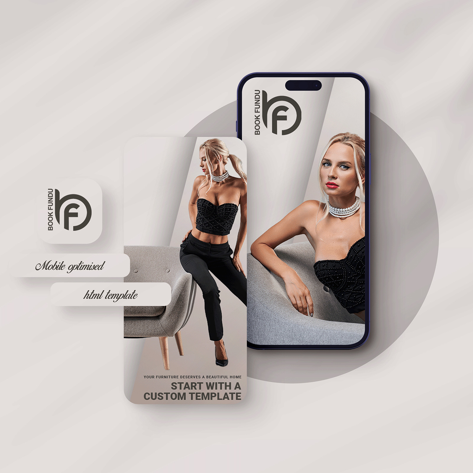 eBay Store Design + HTML Auction Listing Template for Home Furnishing & Bedsheet
