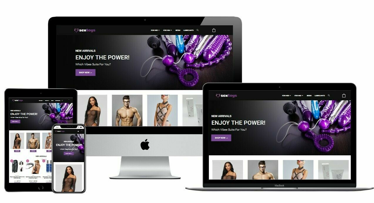 5x Turnkey Adult Toys Drop Shipping Store Website