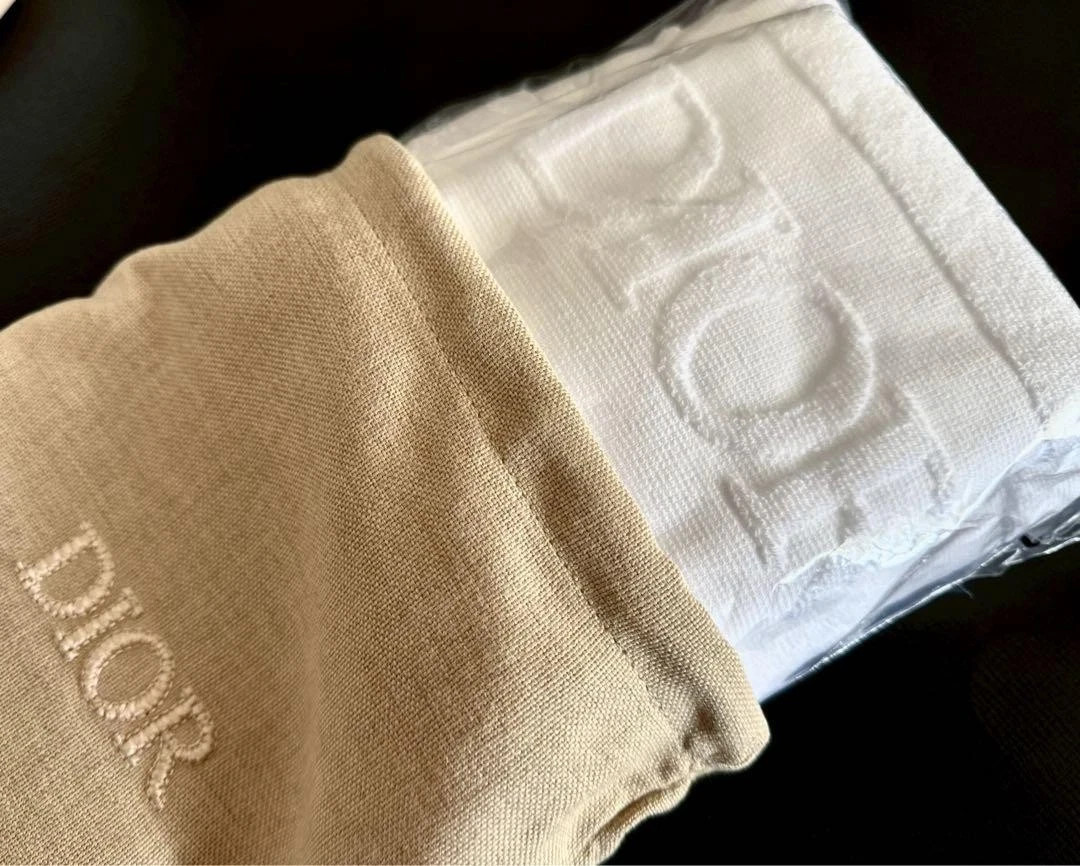 2025 Christian Dior novelty pouch & 2 towels Authentic NEW GIFT