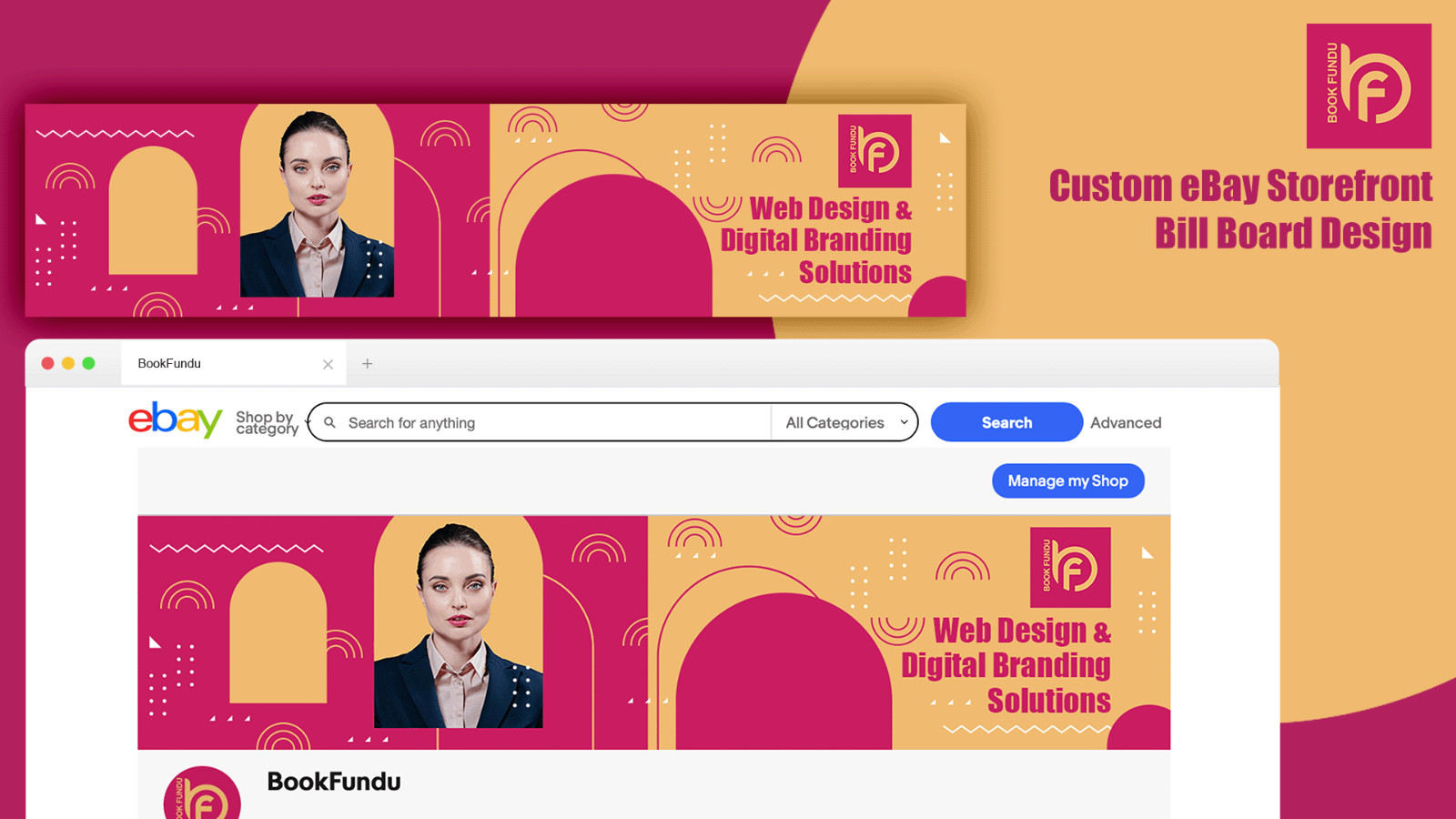 Bespoke eBay Template & Store Design for Luxury Fashion Brands – BookFundu