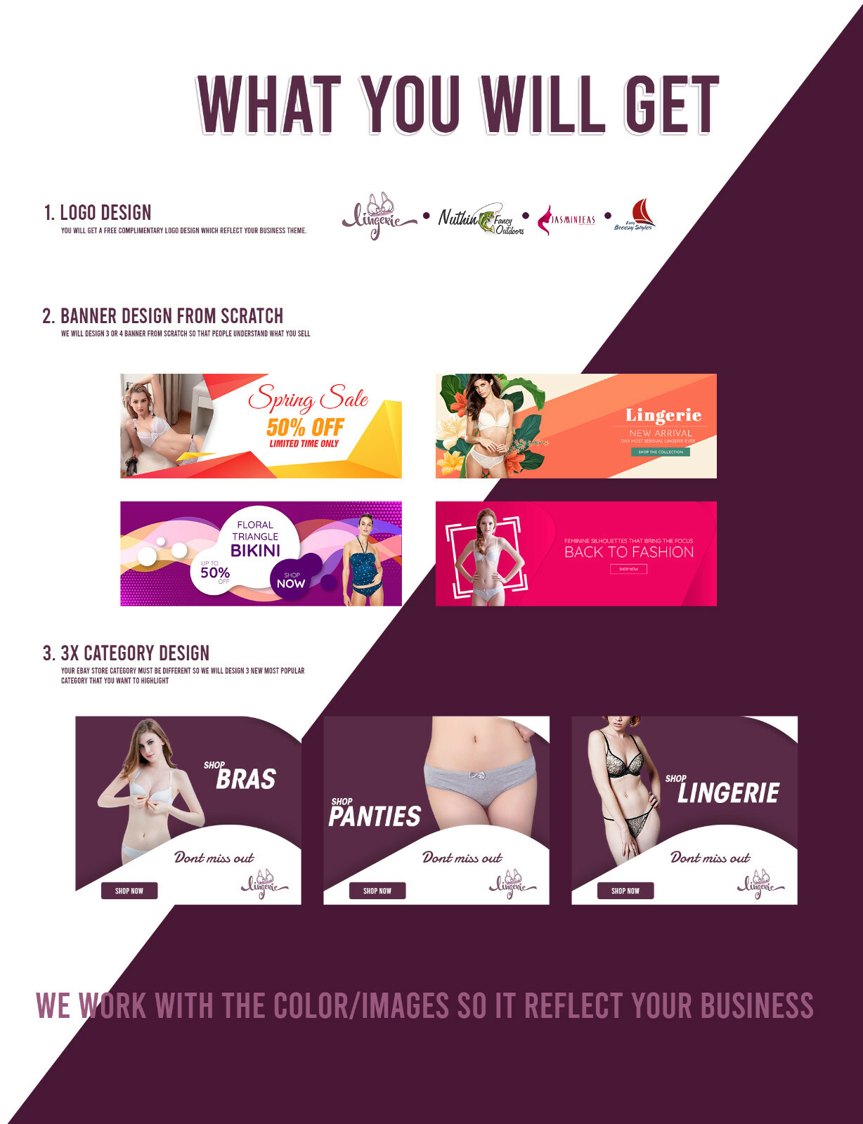 eBay Store Design Template Shop Custom Mobile Responsive, NEW DESIGN, FREE LOGO