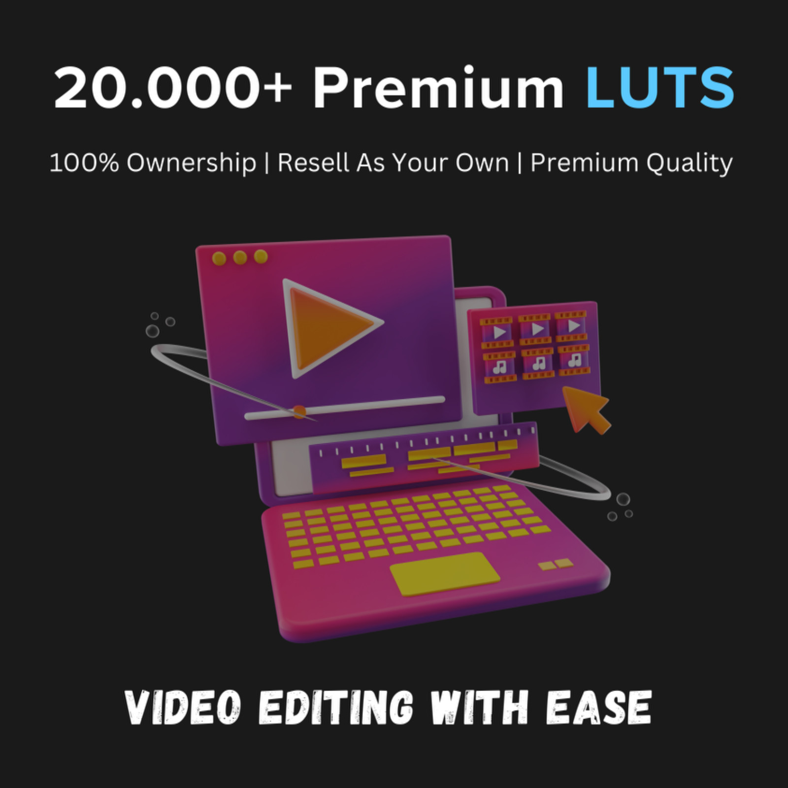 20,000+ Professional LUTs – Ultimate Color Grading Pack (MRR)