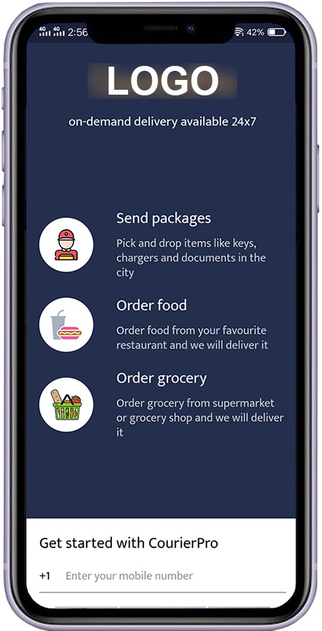 Logistig – Courier Delivery Flutter App Template | User & Delivery Android + iOS