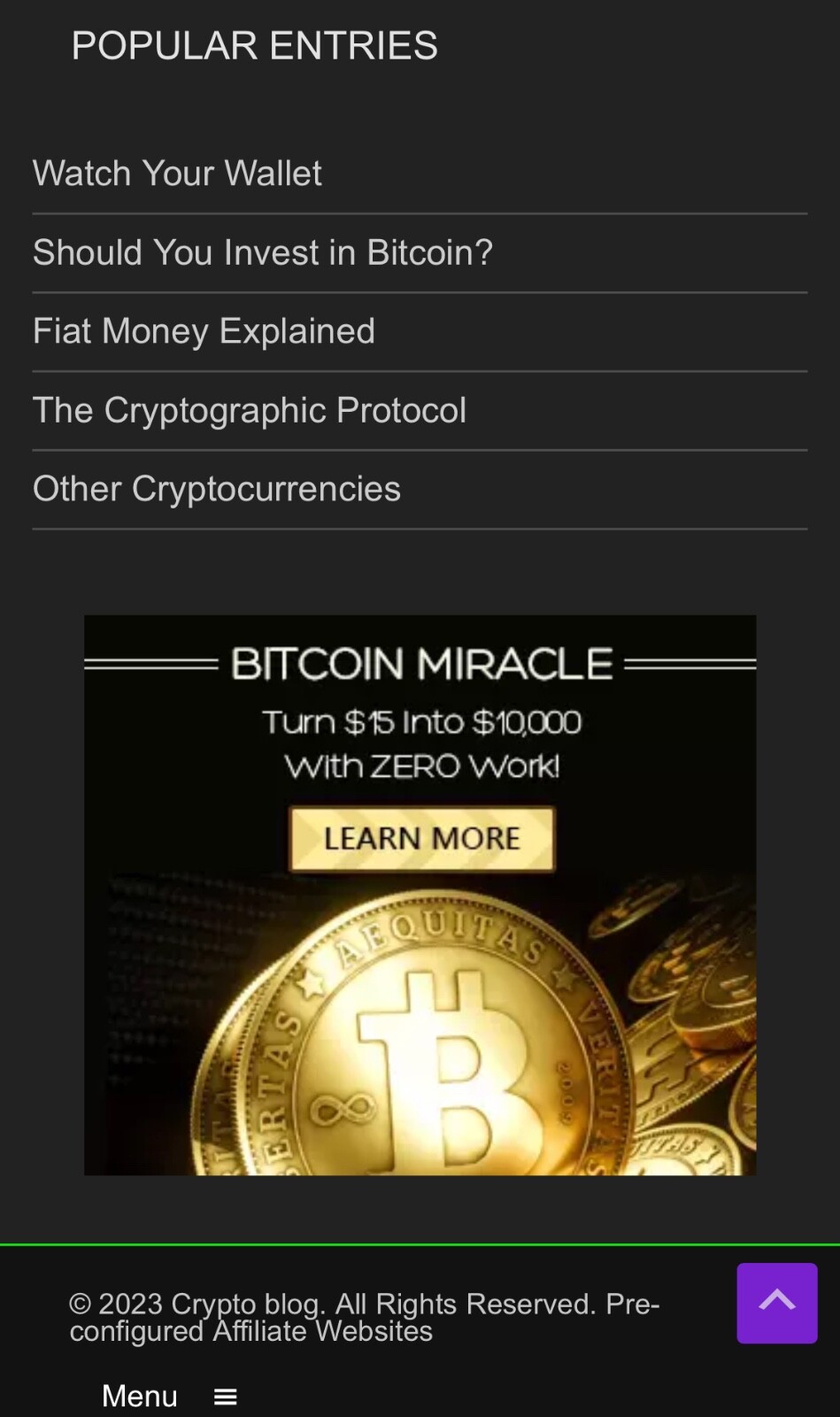 Crypto WordPress Ready Made Blog Plus Forum Plus Crypto Price List