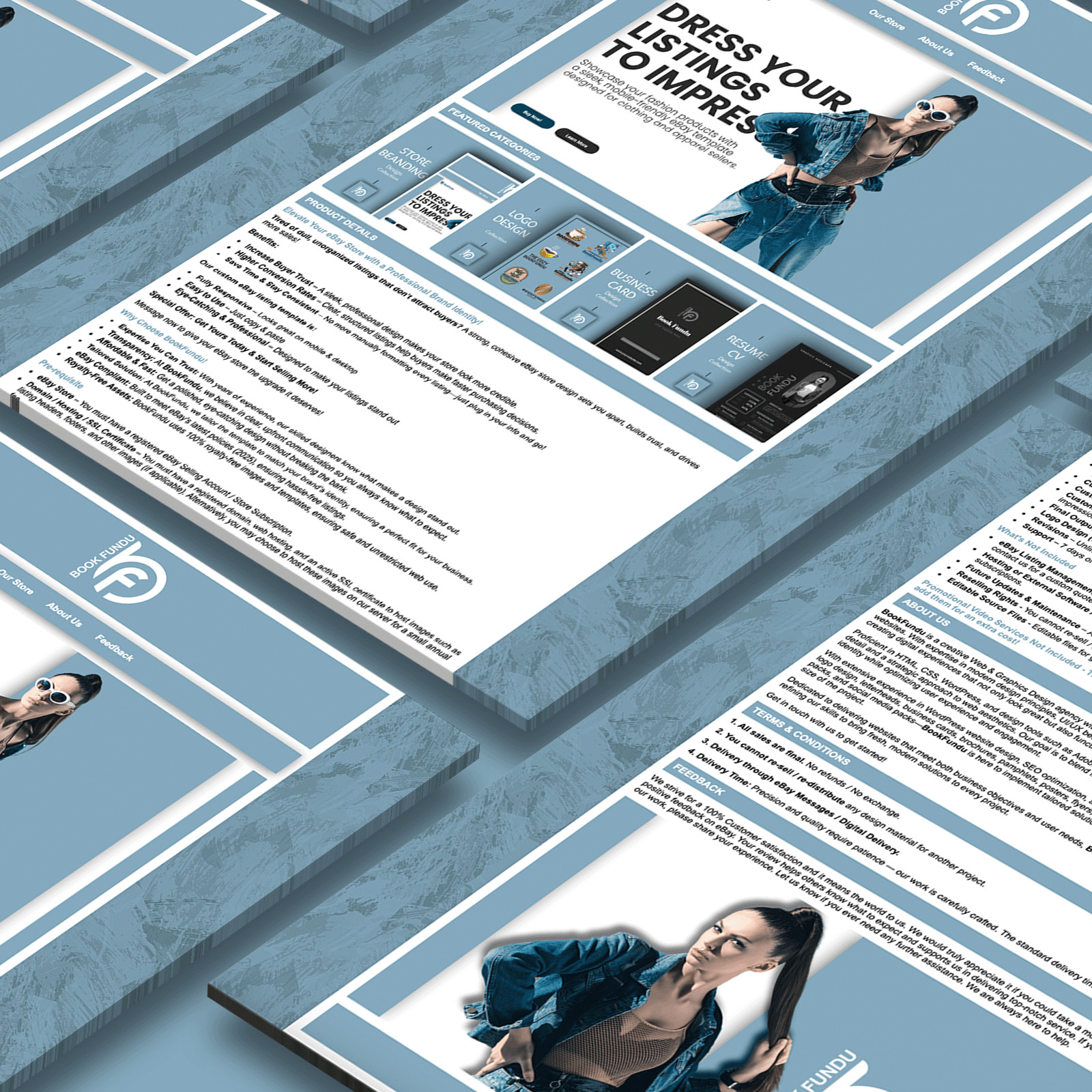 All-in-One eBay Branding Solution | Store Design + Mobile Responsive Template