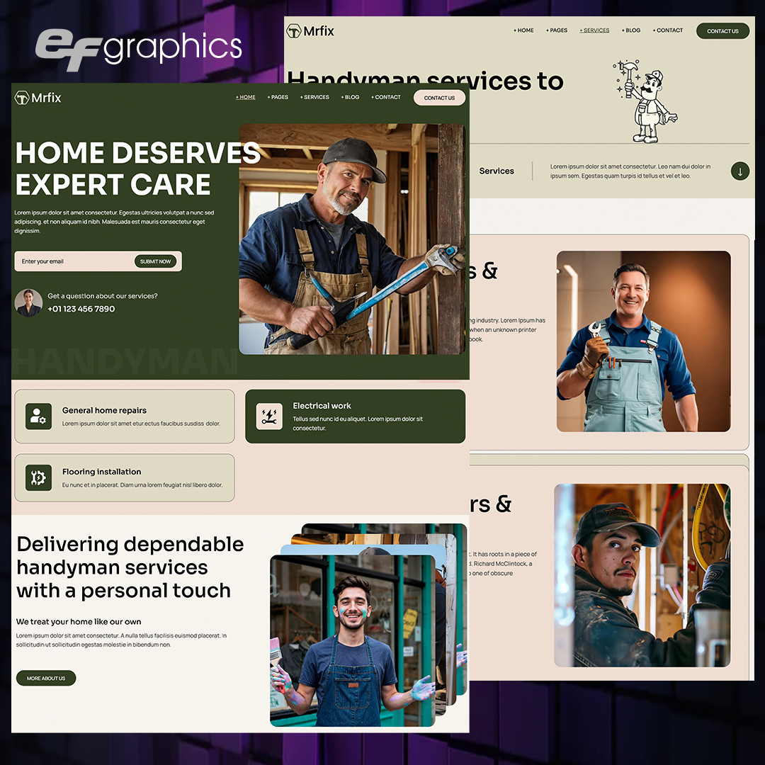 WEBSITE DESIGN SERVICE DESKTOP & MOBILE – PROFESSIONAL DESIGN