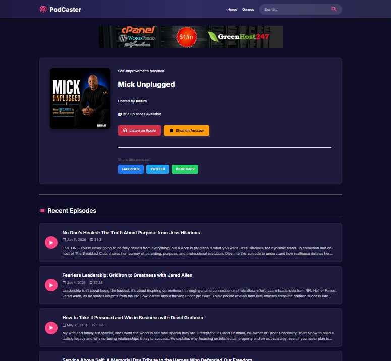 🎧 TURNKEY AUTOMATED PODCAST AFFILIATE WEBSITE FOR SALE 🚀