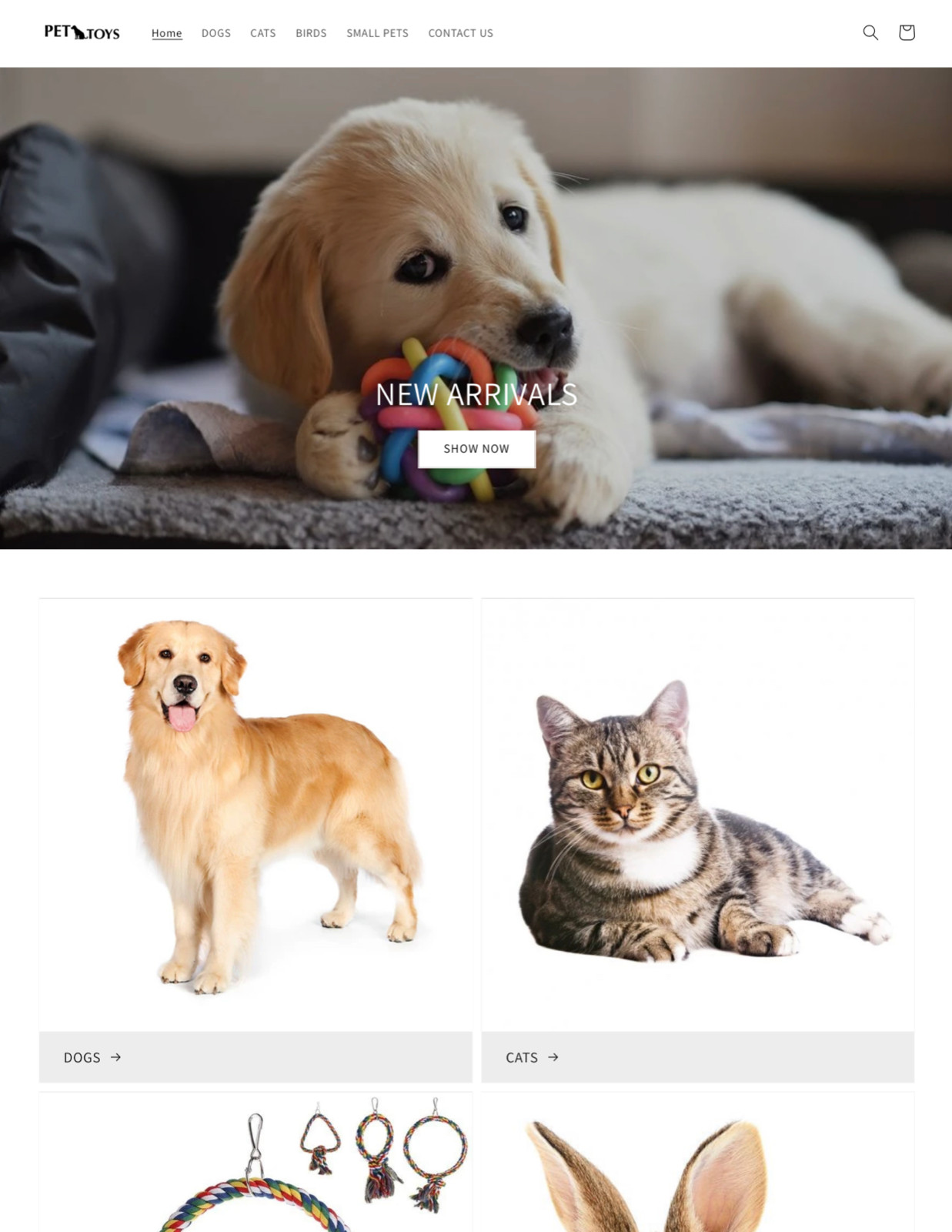 PET SHOP – Dropshipping Website Business – Fully Ready-To-Go – Shopify Store