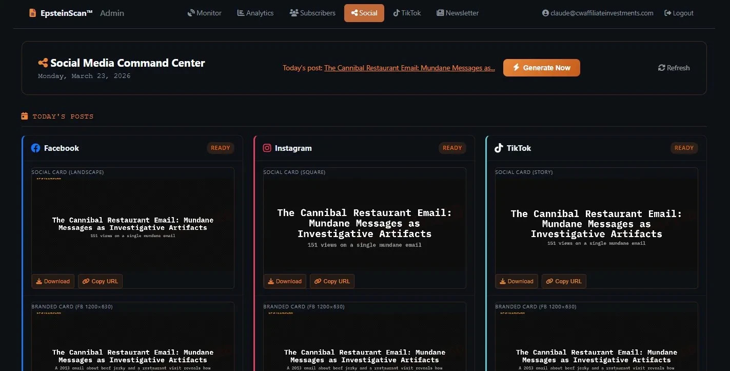 For Sale: EpsteinScan.org – 1.4M Document Search Engine Website | 441K+ Visitors