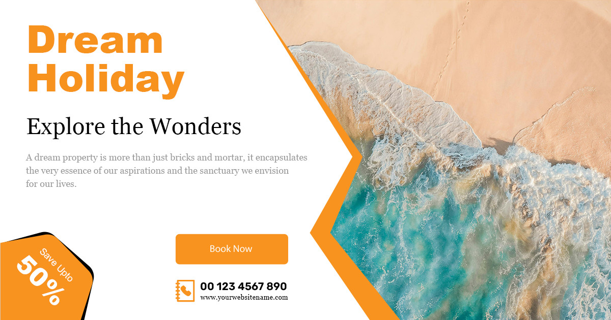 Dream Holidays Social Media Marketing Templates