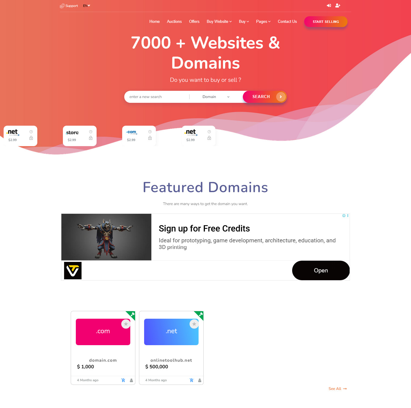 Zippa – Marketplace PHP Project | Domains, Websites, Apps, Social Media Platform
