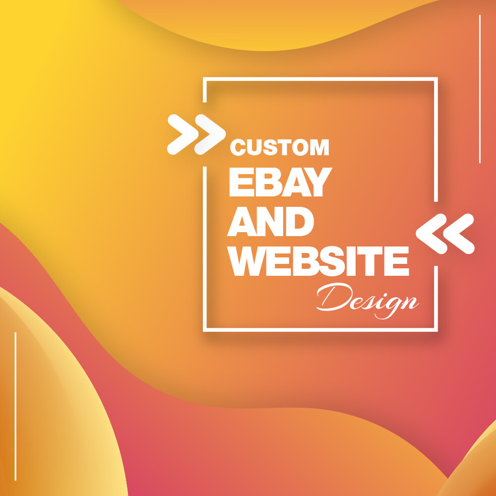 ebay Store Professional Bespoke Custom and listing design Amazon website design