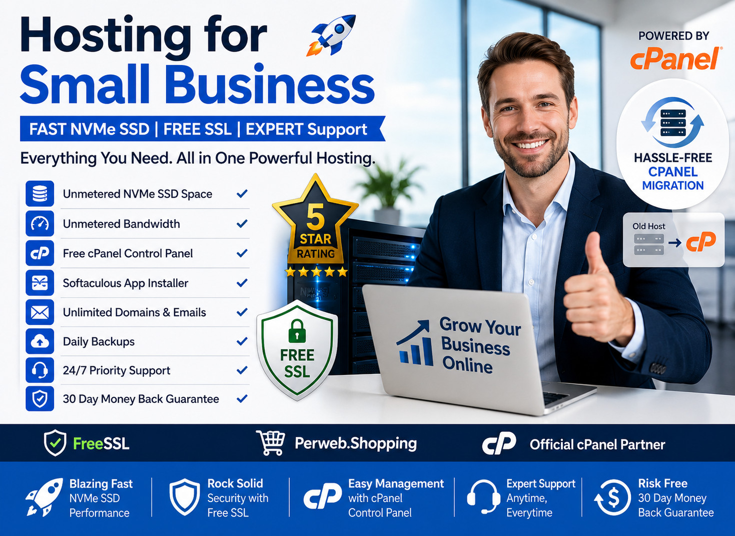 Hosting for Small Business – 🏢 SSD, Support, SSL | Fast Setup | Only $14.99/Yr