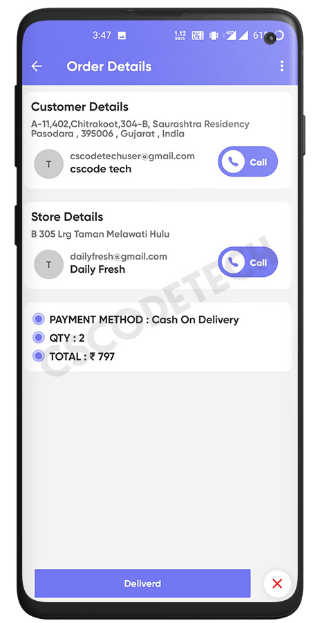 GoServe Multi-Vendor Food, Grocery, Pharmacy Delivery Android App + Admin Panel