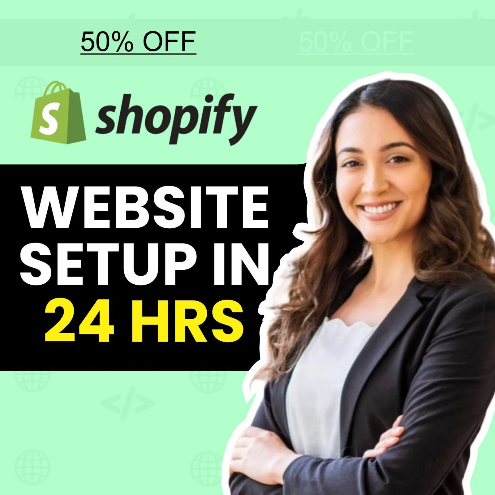 Shopify Store Setup in 24 Hours, Boutique, Hair, Minimal Ecommerce Templates,