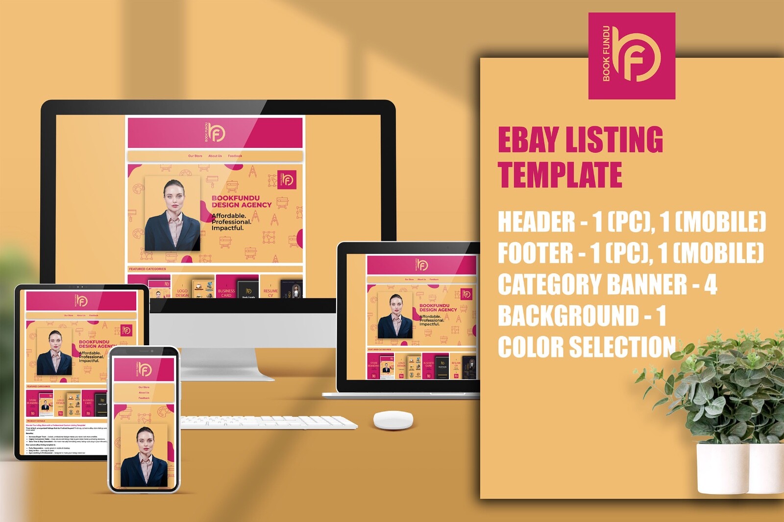 Custom eBay Listing Auction Template for Ski & Snowboard Equipment Shop – 2025